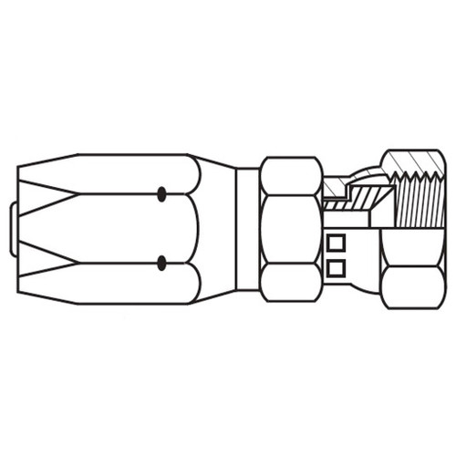 1/2"Hose I.D., JIC 37 Degree Female Swivel, 104 N Series 1/2"Hose I.D., JIC 37 Degree Female Swivel, 104 N Series