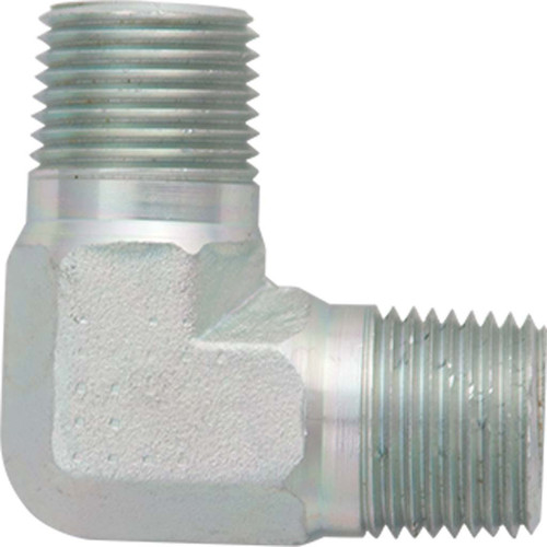 1/2" x 1/2" 90 Degree Male Elbow, Steel Hose Adapters 1/2" x 1/2" 90 Degree Male Elbow, Steel Hose Adapters