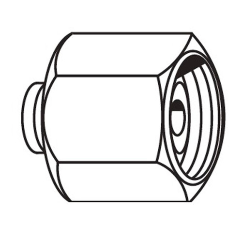 1/4" Cap, Steel Flareless Ermeto Connectors, Hose Adapters - 7129X4 1/4" Cap, Steel Flareless Ermeto Connectors, Hose Adapters - 7129X4