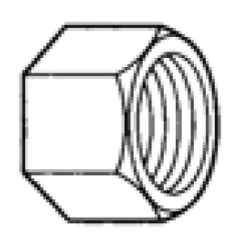 25 mm Metric Flareless Nut Heavy, Steel D" Fittings, Hose Adapters