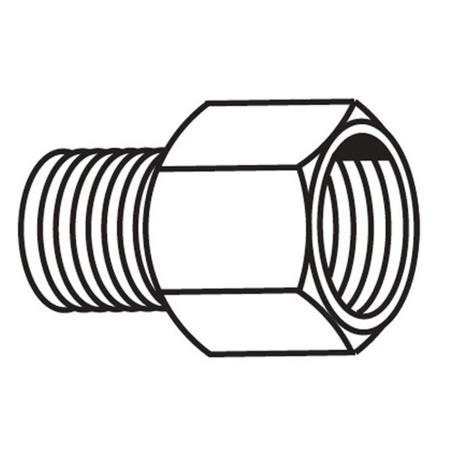 1/8" x 1/4" Adapter, Steel Hose Adapters 1/8" x 1/4" Adapter, Steel Hose Adapters