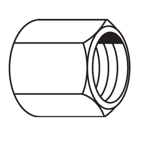1" Nut 3-Piece, JIC 37 Degree, Hose Adapters