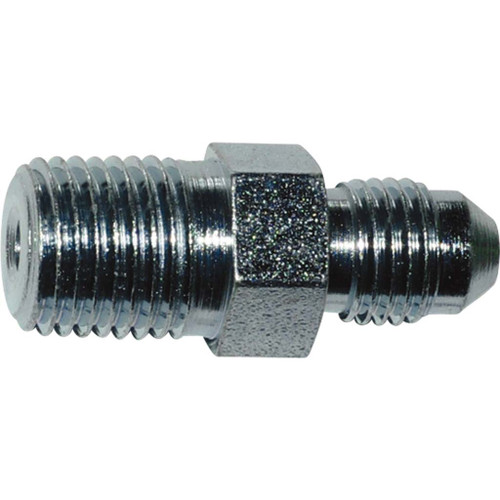 1/4" x 1/4" Male Connector, JIC 37 Degree, Hose Adapters 1/4" x 1/4" Male Connector, JIC 37 Degree, Hose Adapters
