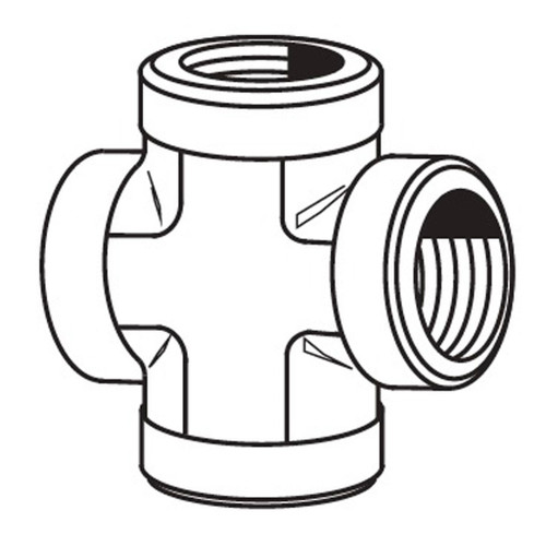 1/2" Cross, Steel Hose Adapters 1/2" Cross, Steel Hose Adapters