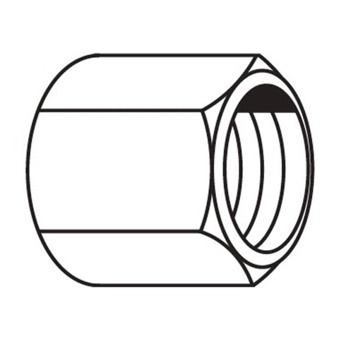 3/16" Nut, Steel Flareless Ermeto Connectors, Hose Adapters - 7105X3 3/16" Nut, Steel Flareless Ermeto Connectors, Hose Adapters - 7105X3