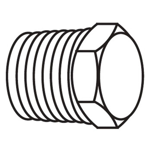 2 Hex Head Plug, Steel Hose Adapters
