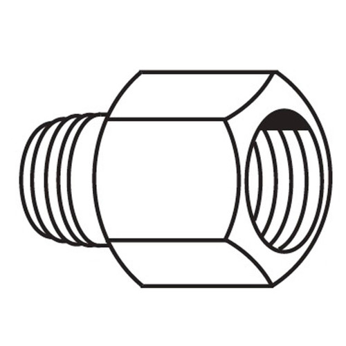 5/8" x 1/2" Female Straight Thread O-ring to Male Pipe Adapter, Steel Hose Adapters 5/8" x 1/2" Female Straight Thread O-ring to Male Pipe Adapter, Steel Hose Adapters