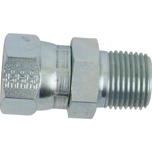1/2" x 5/8" Female 37 deg JIC Swivel to Male Pipe Adapter, Swivel Adapters, Hose Adapters