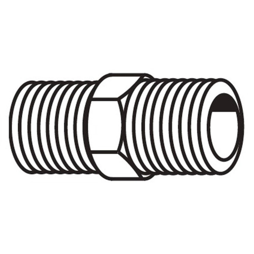 1/2" x 1/4" Hex Nipple, Steel Hose Adapters 1/2" x 1/4" Hex Nipple, Steel Hose Adapters