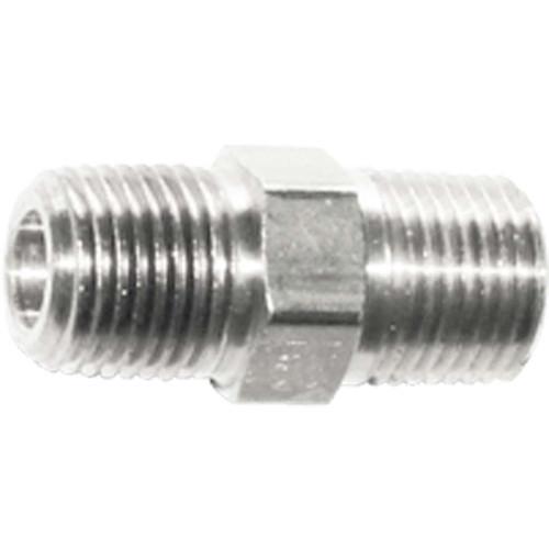 1/8" Hex Nipple, Stainless Steel Hose Adapters