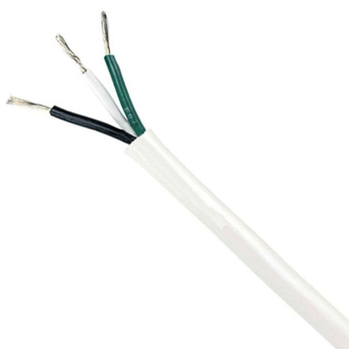 12 AWG, White, 100 ft Marine Cable -3 Wire