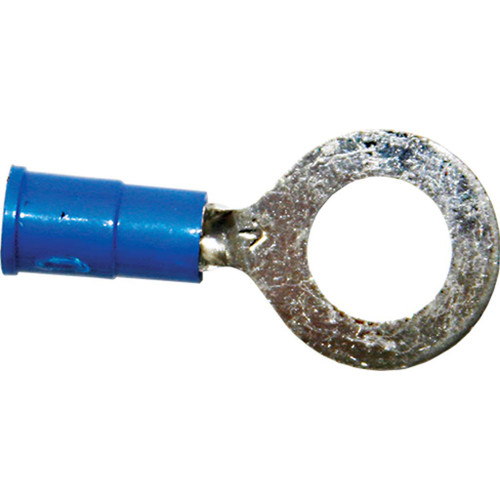 16-14 AWG, 5/16" Stud Size, Ring Terminal, Vinyl Insulated 16-14 AWG, 5/16" Stud Size, Ring Terminal, Vinyl Insulated