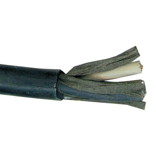 14 AWG, Medium Duty Rubber Shop Cable, 3 Wire, Black, 250 ft 14 AWG, Medium Duty Rubber Shop Cable, 3 Wire, Black, 250 ft