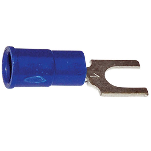 16-14 AWG, #8 Stud Size, Fork Terminal, Vinyl Insulated 16-14 AWG, #8 Stud Size, Fork Terminal, Vinyl Insulated