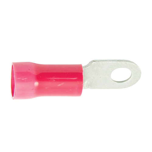 2 AWG, 5/16" (M8) Stud Size, Ring Terminal, Vinyl Insulated