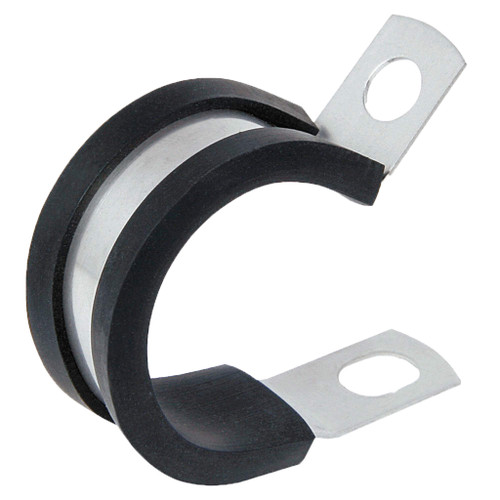 1" I.D. Stainless Steel Rubber Cushion Cable Clamp 1" I.D. Stainless Steel Rubber Cushion Cable Clamp