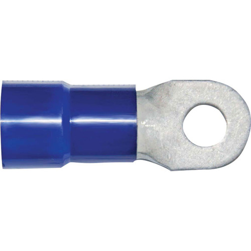 4/0 AWG, 1/2" (M12) Stud Size, Ring Terminal, Vinyl Insulated 4/0 AWG, 1/2" (M12) Stud Size, Ring Terminal, Vinyl Insulated