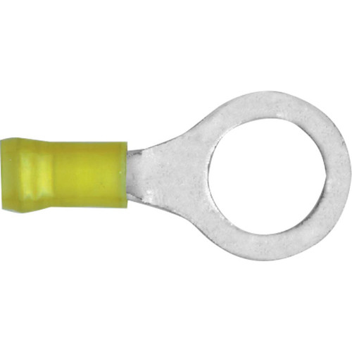 12-10 AWG, Standard 1/2" Stud Size, Ring Terminal, Nylon Insulation 12-10 AWG, Standard 1/2" Stud Size, Ring Terminal, Nylon Insulation