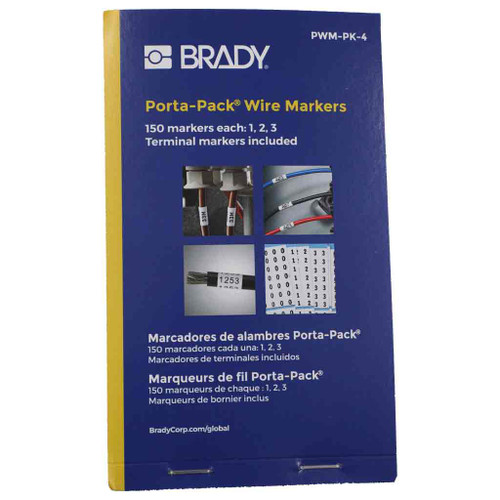 Wire Marker Book - Numbers 1 thru 3 Wire Marker Book - Numbers 1 thru 3