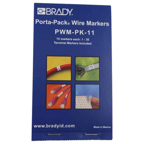 Wire Marker Book - Numbers 1 thru 30 Wire Marker Book - Numbers 1 thru 30