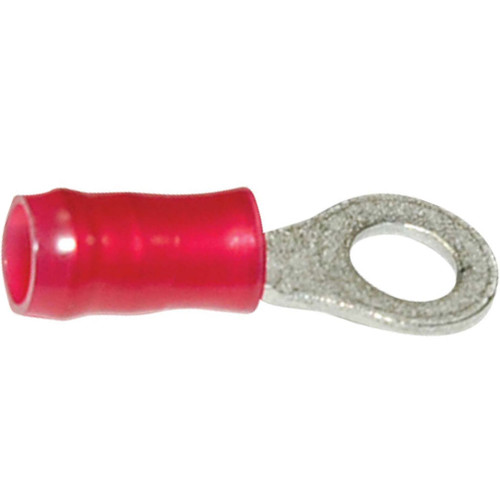 22-16 AWG, Standard #8 Stud Size, Ring Terminal, Nylon Insulation 22-16 AWG, Standard #8 Stud Size, Ring Terminal, Nylon Insulation