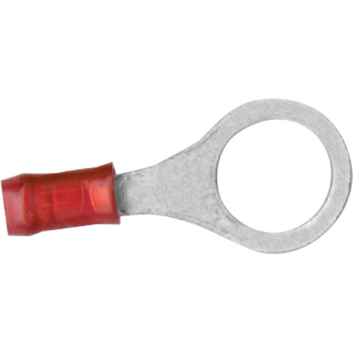 22-16 AWG, 3/8" Stud Size, Ring Terminal, Nylon Insulation 22-16 AWG, 3/8" Stud Size, Ring Terminal, Nylon Insulation