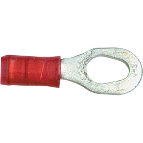 22-16 AWG, #6-10 Stud Size, Short Spring Fork Terminal, Nylon Insulation 22-16 AWG, #6-10 Stud Size, Short Spring Fork Terminal, Nylon Insulation