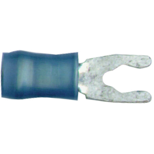 16-14 AWG, #8 Stud Size, Short Spring Fork Terminal, Nylon Insulation