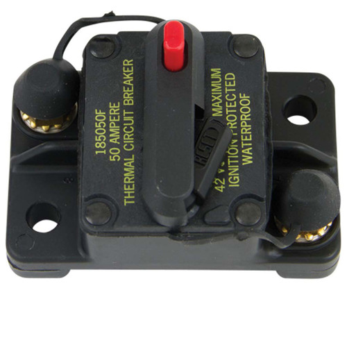 60 AMP, 48 VDC High Amp Circuit Breaker, Type III Switchable, 1/4