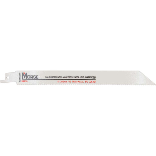 8" x 3/4" x .035 - 10 T.P.I. Reciprocating Saw Blade 8" x 3/4" x .035 - 10 T.P.I. Reciprocating Saw Blade