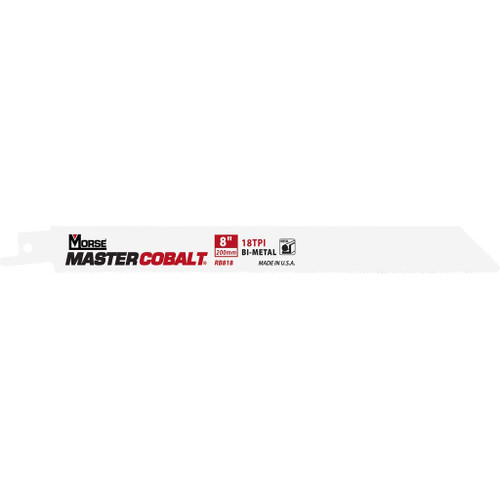 8" x 3/4" x .035 - 18 T.P.I. Reciprocating Saw Blade 8" x 3/4" x .035 - 18 T.P.I. Reciprocating Saw Blade