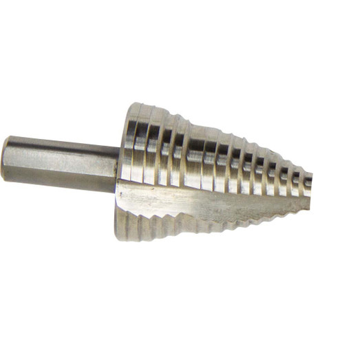 3/4" to 1-3/8" by 16ths Step Drill - Hole Enlarging 3/4" to 1-3/8" by 16ths Step Drill - Hole Enlarging