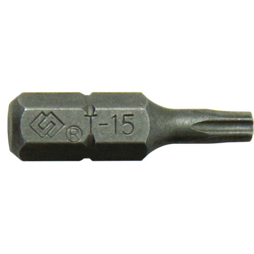 T-8 Point Size Hex Insert Bit, Tamper Resistant 6-Lobe