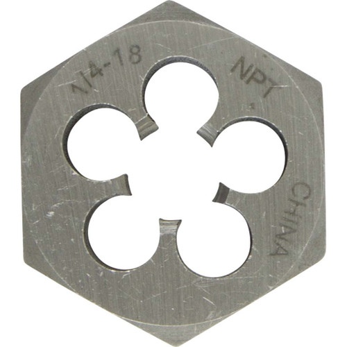 1/8" NPT Hexagon Die 1/8" NPT Hexagon Die
