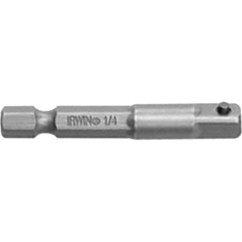 Irwin Socket Adapter with Ball Lock,1/4" Drive
