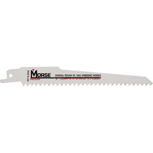 6" x 3/4" x .050 - 6 T.P.I. Reciprocating Saw Blade 6" x 3/4" x .050 - 6 T.P.I. Reciprocating Saw Blade