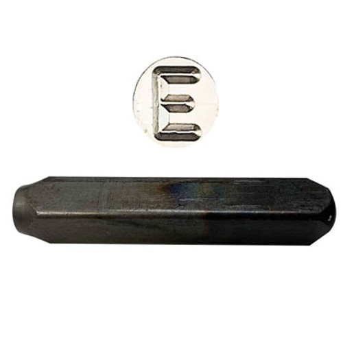 "E" Hand Stamp 1/8"