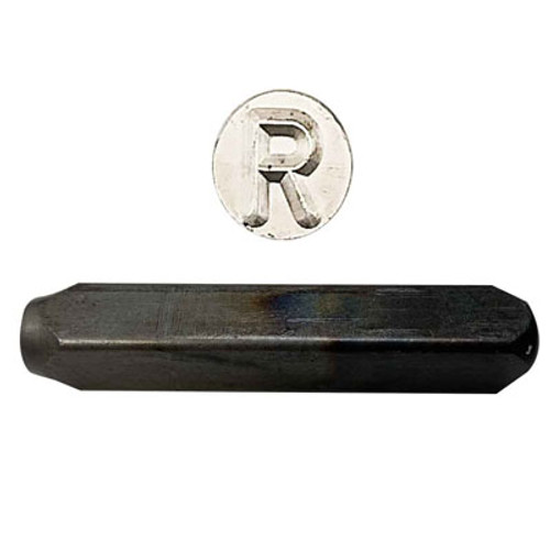 "R" Hand Stamp 1/4"