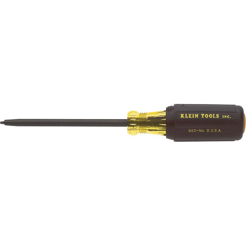 #1 Square-Recess Tip Screwdriver 8" (203 mm) Round-Shank #1 Square-Recess Tip Screwdriver 8" (203 mm) Round-Shank