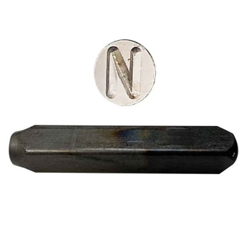 "N" Hand Stamp 1/8"