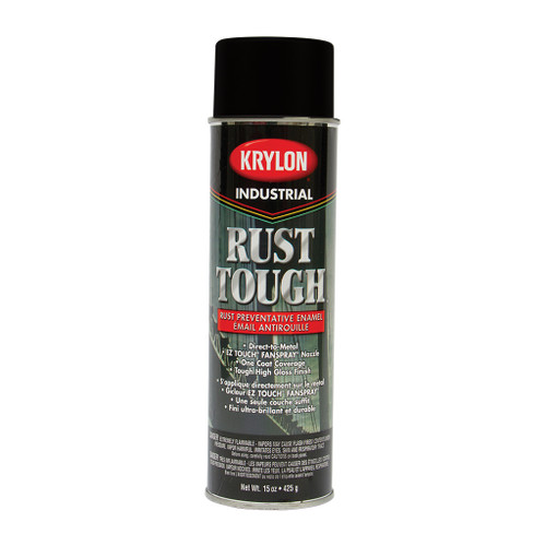 Krylon Industrial Tough Coat Acrylic Enamel, SemiFlat Black HiLine Inc.