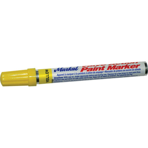 Markal Valve Action Paint Marker - Yellow