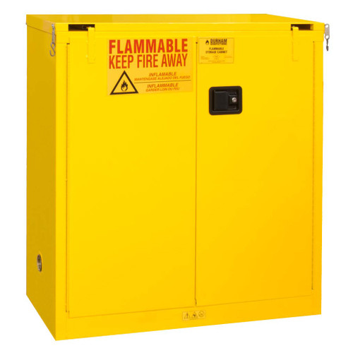 Flammable Safety Cabinet - 30 Gallon Capacity, 1 shelf Flammable Safety Cabinet - 30 Gallon Capacity, 1 shelf