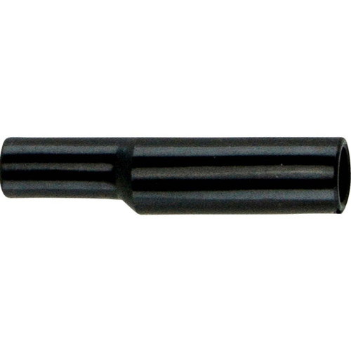 Black Alligator Clip Insulating Boot - Miniature with Barrel