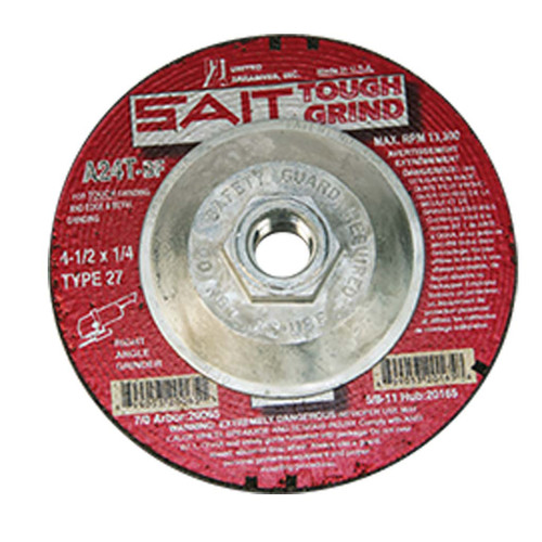 4-1/2 in, 24 Grit General Purpose Grinding Wheels