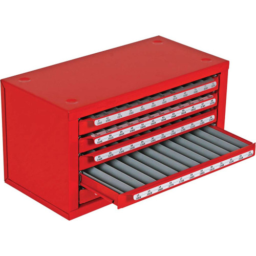 Numbered Drill Bit Cabinet