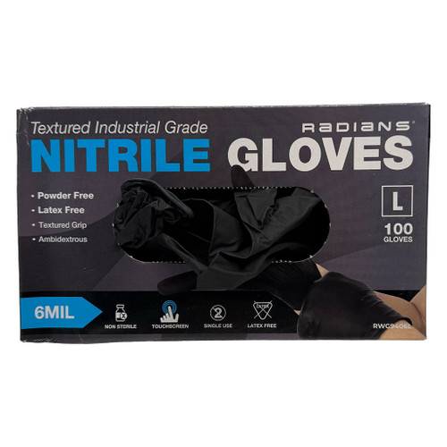 8 Mil Nitrile Gloves - Diamond Texture Grip - XXLarge - Hi-Line Inc.