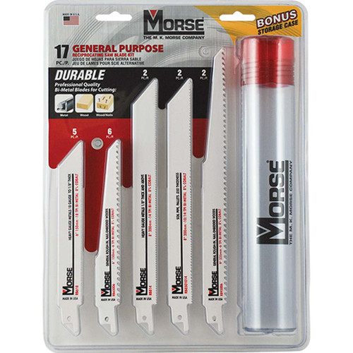 Reciprocating Saw Blade General Purpose Kit, Tube Storage Reciprocating Saw Blade General Purpose Kit, Tube Storage