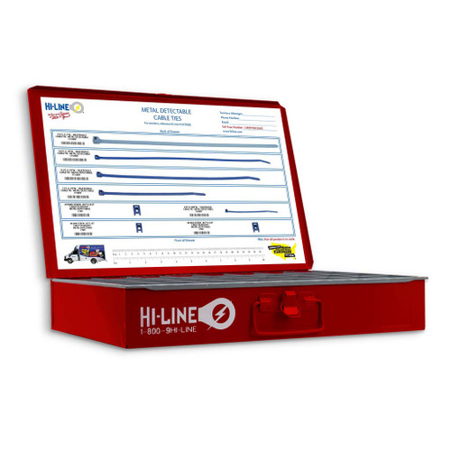 Metal Detectable Cable Ties Assortment