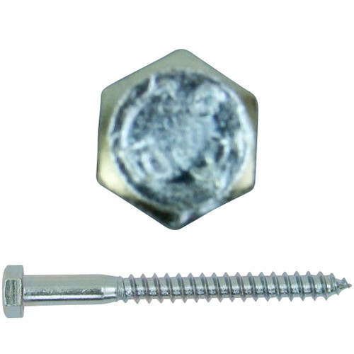 3/8" x 1" Lag Screws Screw, Zinc Plated